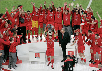 Liverpool, winners Champions League 2005